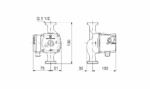 Циркуляционный насос Grundfos UPS 25-60 130 — фото 3
