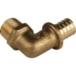 STOUT Угольник-переходник с наружной резьбой 20xR 1/2" для труб из сшитого полиэтилена аксиальный — фото 3