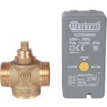 STOUT Компактный 2-Ходовой зональный клапан, сервопривод 230V, с кабелем 1м., НР 1" — фото 2