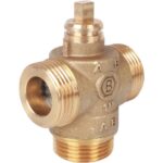 STOUT Компактный 3-Ходовой зональный клапан, сервопривод 230V, с кабелем 1м., НР 1" — фото 3