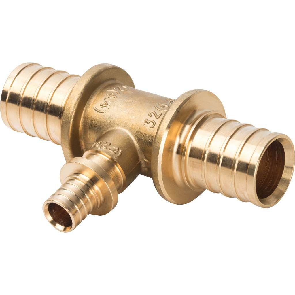 2f981217610ac2de7f52f9c20c3d4126 STOUT Тройник переходной 32x16x32 для труб из сшитого полиэтилена аксиальный
