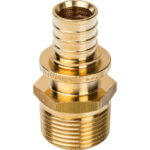 STOUT Переходник с наружной резьбой 20xR 3/4" для труб из сшитого полиэтилена аксиальный — фото 2