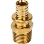 STOUT Переходник с наружной резьбой 16xR 1/2" для труб из сшитого полиэтилена аксиальный — фото 2
