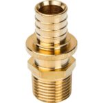 STOUT Переходник с наружной резьбой 20xR 1/2" для труб из сшитого полиэтилена аксиальный — фото 2