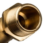 STOUT Угольник-переходник с наружной резьбой 25xR 3/4" для труб из сшитого полиэтилена аксиальный — фото 4