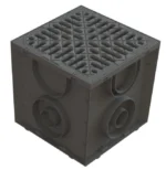 Дождеприемник Spark 25×25 мм круглый с пл. реш.