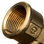 STOUT Угольник настенный с креплением 20xRp 3/4" для труб из сшитого полиэтилена аксиальный — фото 4