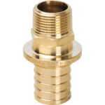 STOUT Переходник с наружной резьбой 32xR 3/4" для труб из сшитого полиэтилена аксиальный — фото 1