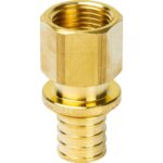 STOUT Переходник с внутренней резьбой 20xG 1/2" для труб из сшитого полиэтилена аксиальный — фото 1