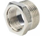 Футорка  TIM   32х15    1*1/4х1/2*    100/10   НИКЕЛЬ