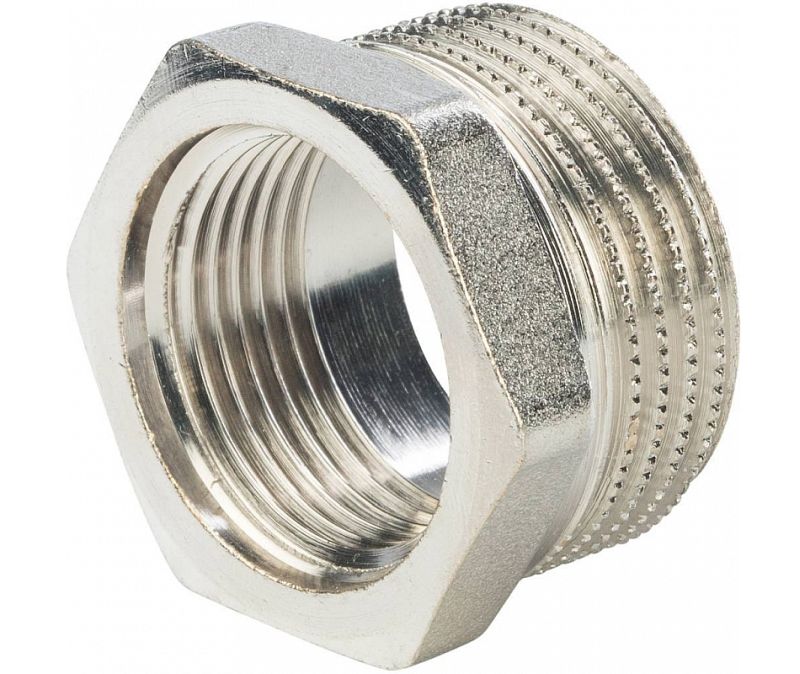 Футорка TIM 32х15 1*1/4х1/2* 100/10 НИКЕЛЬ
