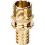 STOUT Переходник с наружной резьбой 25xR 3/4" для труб из сшитого полиэтилена аксиальный — фото 1