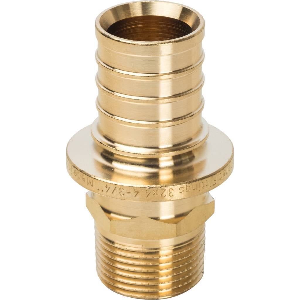 STOUT Переходник с наружной резьбой 32xR 3/4" для труб из сшитого полиэтилена аксиальный — фото 2