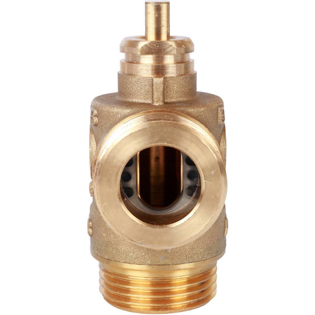 STOUT Компактный 3-Ходовой зональный клапан, сервопривод 230V, с кабелем 1м., НР 1" — фото 4