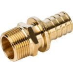 STOUT Переходник с наружной резьбой 25xR 3/4" для труб из сшитого полиэтилена аксиальный — фото 3