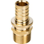 STOUT Переходник с наружной резьбой 25xR 3/4" для труб из сшитого полиэтилена аксиальный — фото 2