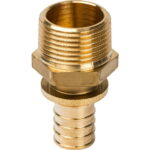 STOUT Переходник с наружной резьбой 25xR 1" для труб из сшитого полиэтилена аксиальный — фото 1