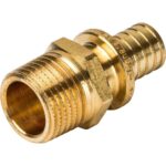 STOUT Переходник с наружной резьбой 16xR 1/2" для труб из сшитого полиэтилена аксиальный — фото 3