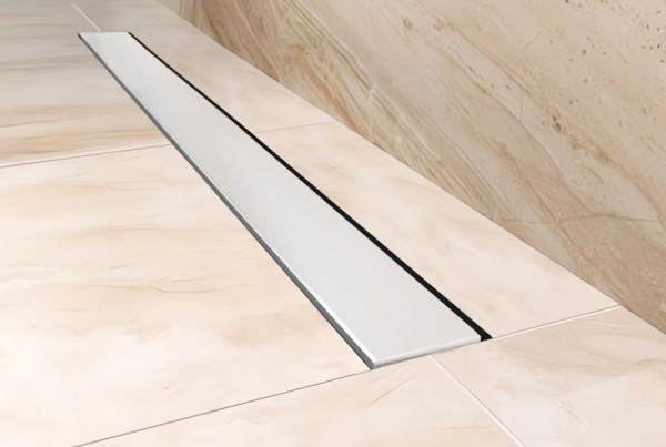 Душевой лоток Pestan Frameless Matte White с решеткой 650мм