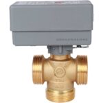STOUT Компактный 3-Ходовой зональный клапан, сервопривод 230V, с кабелем 1м., НР 1 1/4" — фото 2