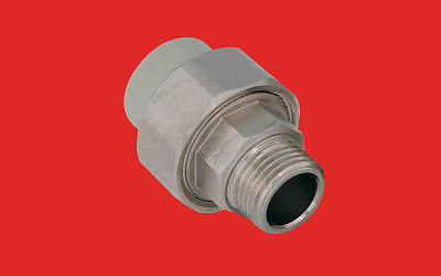cdfb59b5da8b2dfb6637e2453cf513cc Муфта полипропиленовая FV-Plast 20х1/2 НР с разъемным соединением 237020
