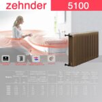 Стальной трубчатый радиатор отопления Zehnder 5100 / 1 секция — фото 2