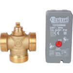 STOUT Компактный 3-Ходовой зональный клапан, сервопривод 230V, с кабелем 1м., НР 1 1/4" — фото 3