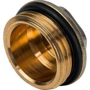 Заглушка  TIM  25ш   1"н   с уплотнительным кольцом   200/10