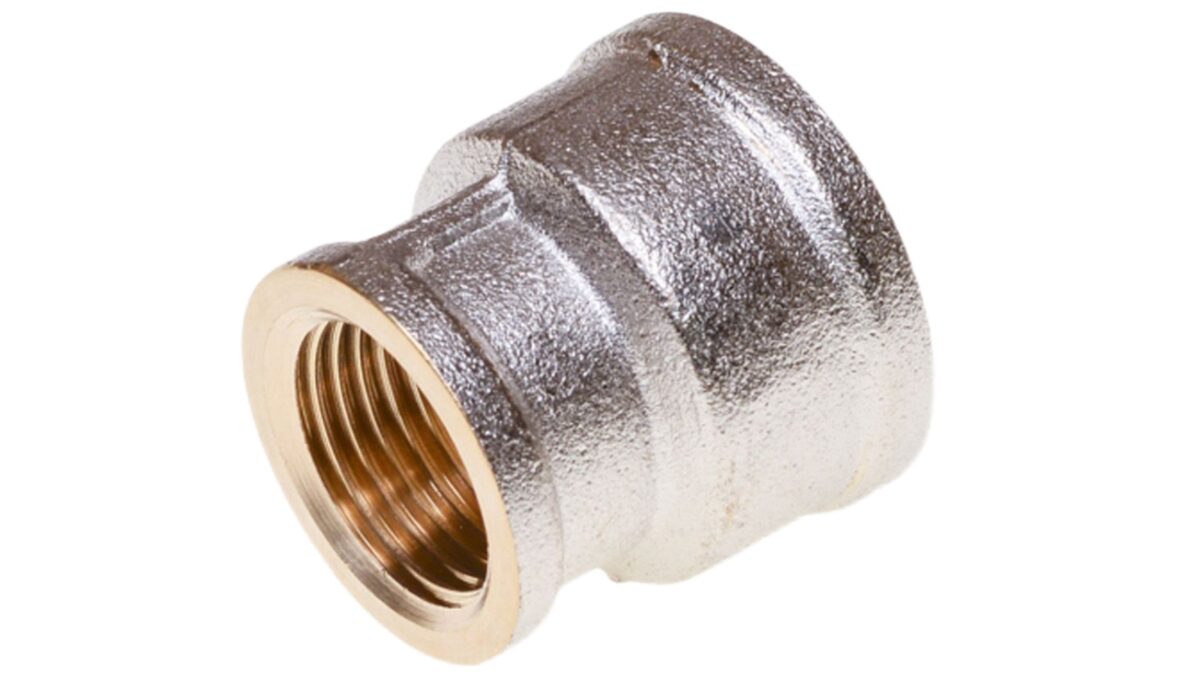 Муфта TIM 50х25 2*х1 48/4 НИКЕЛЬ