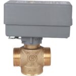 STOUT Компактный 2-Ходовой зональный клапан, сервопривод 230V, с кабелем 1м., НР 1" — фото 3