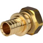 STOUT Переходник с накидной гайкой (евроконус) 20xG 3/4" для труб из сшитого полиэтилена аксиальный — фото 1