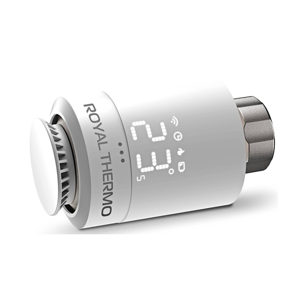 royalthermo---- Термостат радиаторный электронный Royal Thermo Smart Heat белый RTE 77.001