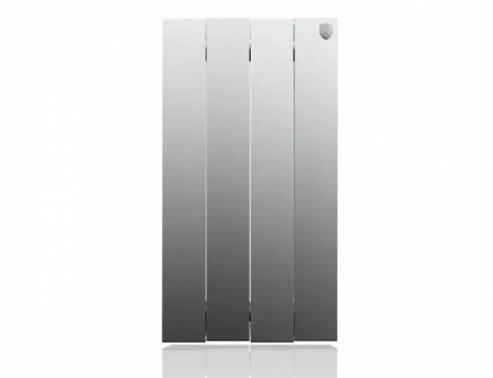 Биметаллический радиатор отопления Royal Thermo PianoForte 500 VD 4 секции Silver Satin