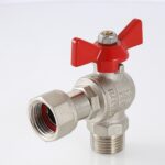 Кран шаровой угловой с накидной гайкой и наружной резьбой 3/4″ x 3/4″ VT.267.N.0505 — фото 7