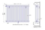 Стальной трубчатый радиатор КЗТО Гармония С25-2 500 / 29 секций с боковой подводкой — фото 4