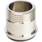 STOUT Разъемное соединение американка ВН никелированное, уплотнение под гайкой o-ring кольцо 1 — фото 11