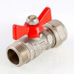 Кран шаровой с обжимным соединением и наружной резьбой 16 х 1/2″ VT.341.N.1604 — фото 6