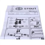 STOUT Насосно-смесительный узел с термостатическим клапаном 20-43°C и жидкокристаллическим термометром, без насоса — фото 14