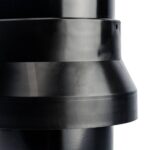 STOUT Элемент дымохода DN80/100 к-т адаптер вертикальный утепленный, 584 мм, финальный участок — фото 6