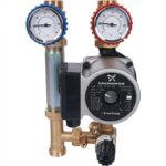 STOUT SDG-0007 Насосная группа с 3-х ходовым приводным смесителем 3/4″ с насосом Grundfos UPSO 15-65 130 — фото 3