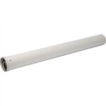 STOUT Элемент дымохода конденсац. труба 1000 мм O60/100 м/п PP-FE — фото 1