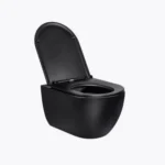 Инсталляция GROHE 38811KF0 с унитазом Bahenberg Melle B20-11MB, комплект 5 в 1, черный матовый — фото 6