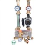 STOUT SDG-0038 Насосная группа с теплообменником 28 пластин,с насосом Grundfos UPSO 25-65 в теплоизоляции — фото 4