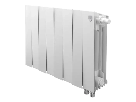 Биметаллический радиатор отопления Royal Thermo PianoForte 300 VDR80 8 секций Bianco Traffico