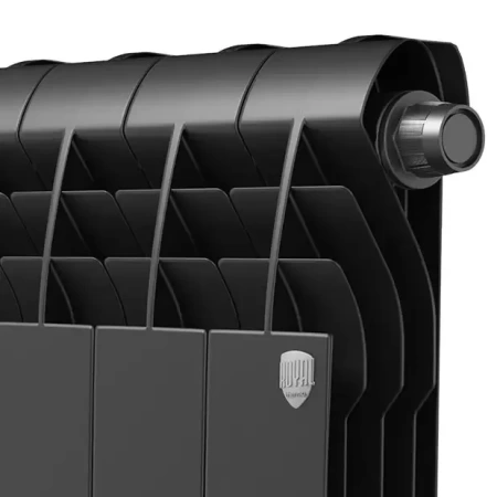 Биметаллический радиатор отопления Royal Thermo BiLiner 500 V 8 секций Noir Sable — фото 2