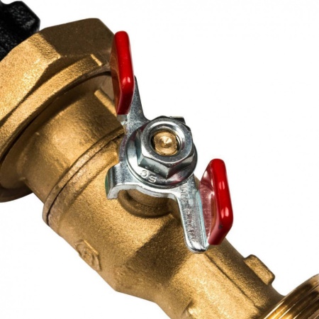 STOUT SDG-0001 Насосная группа с прямым контуром 1″ с насосом Grundfos UPSO 25-65 в теплоизоляции — фото 9