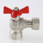 Кран шаровой угловой с накидной гайкой и внутренней резьбой 3/4″ х 3/4″ VT.266.N.0505 — фото 13