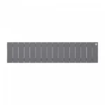 Биметаллический радиатор отопления Royal Thermo PianoForte 200 16 секций Silver Satin — фото 1