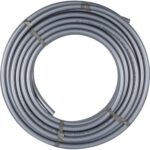 Труба из сшитого полиэтилена STOUT PEX с кислородным слоем, 25х3,5 (бухта 30 метров), серая — фото 2