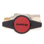 Кран шаровой латунный Oventrop Optibal (1077304) 1/2 ВР(г) х 1/2 НР(ш) полнопроходной бабочка удлиненная прямой — фото 4